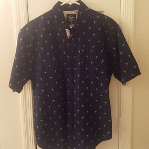 Greer Printed Short Sleeve Oxford Shirt
